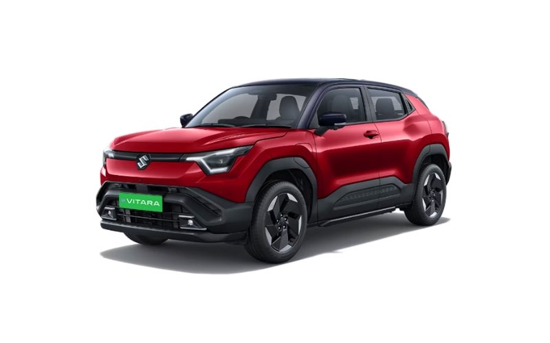 OPULENT RED WITH BLUISH BLACK ROOF